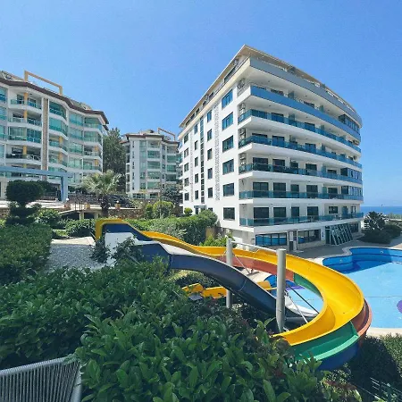 #8 Kargi - Luxerioese Duplex Mit Pool, Garten, Balkonen In Meeresnaehe * 阿拉尼亚