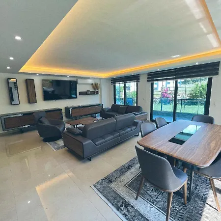 #8 Kargi - Luxerioese Duplex Mit Pool, Garten, Balkonen In Meeresnaehe 公寓 *